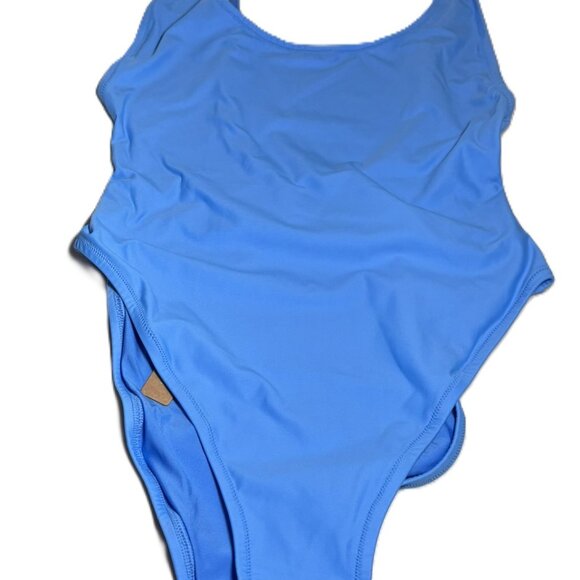 NWT SKIMS Signature Swim Tide Scoop Neck one piece swimsuit Sz M - Picture 2 of 9